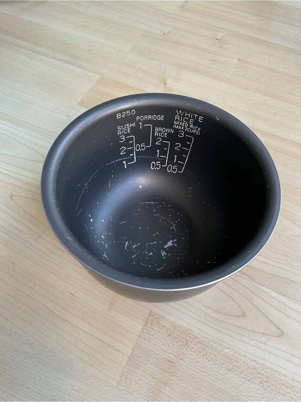 Zojirushi 3 Cup Inner Pot Bowl Rice Cooker  Replacement NS-LAC05 B250. Original